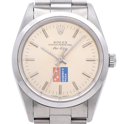 ロレックス エアキング ドミノピザ 14000 自動巻き ステン
