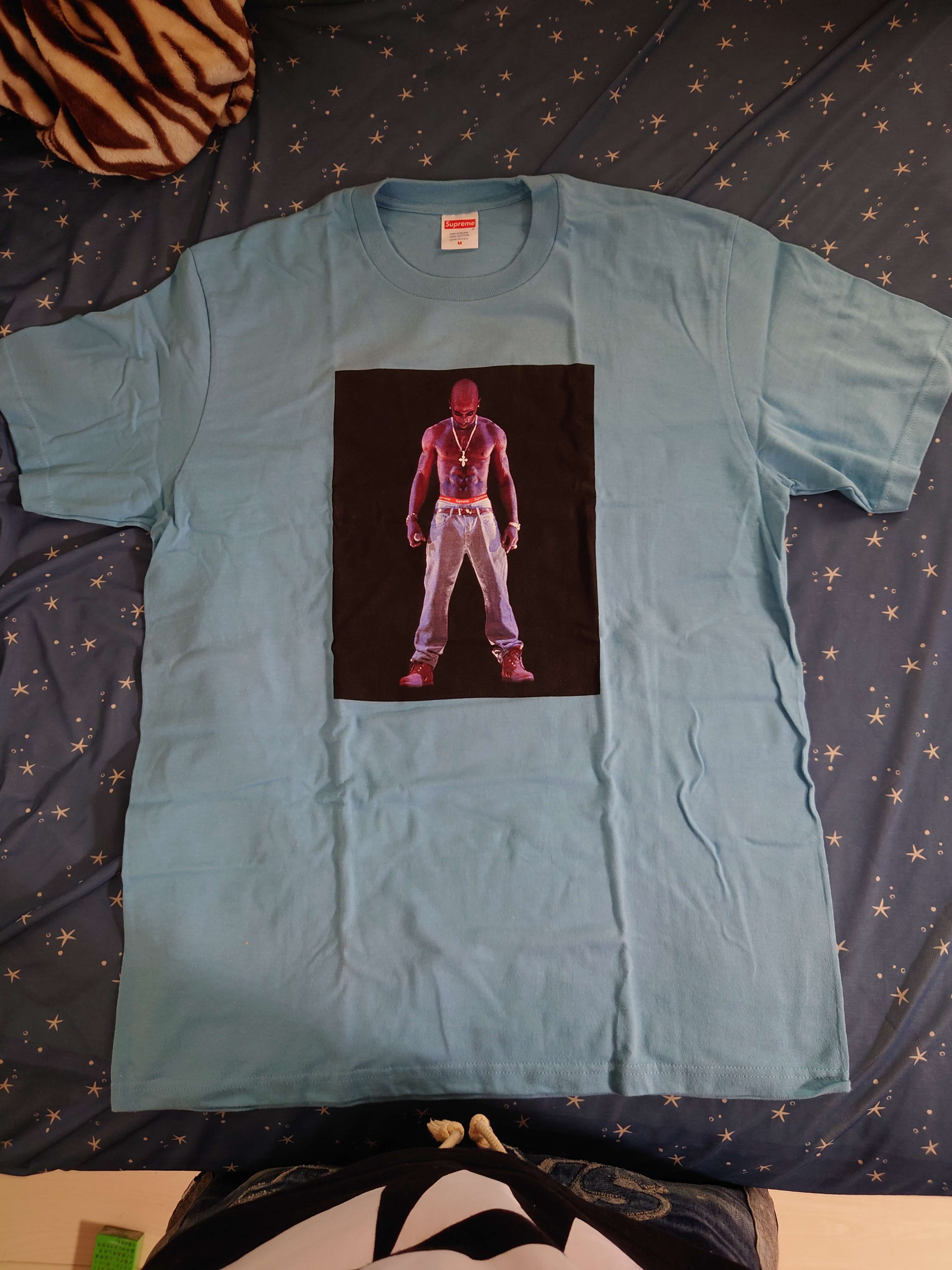 Supreme Tupac Hologram Tee "Blue"