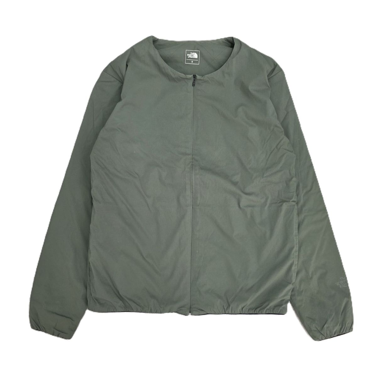 THE NORTH FACE ザ・ノースフェイス フレキシブルゼファーカーディガン 薄手 ダウンジャケット インナーダウン ナイロンジャケット NY31763 S ナイロン カーキ  レディース【中古】