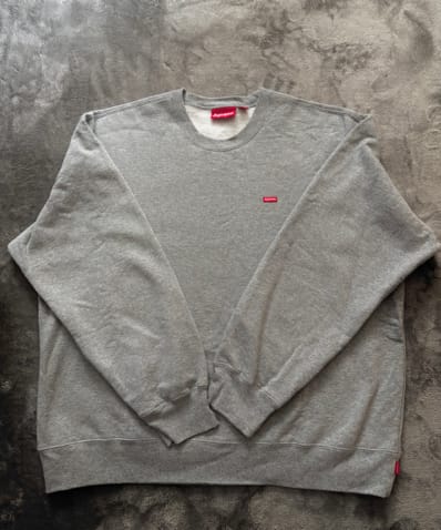 Supreme Small Box Crewneck "Heather Grey"