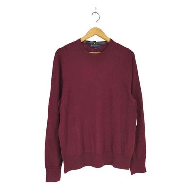 ITALIAN YARN ウールクルーネックニット【1142199719147】