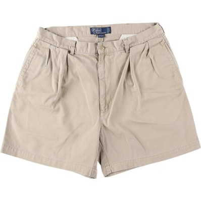 古着 ラルフローレン Ralph Lauren POLO by Ralph Lauren ANDREW SHORT ツータックチノショーツ ショートパンツ メンズw35相当/eaa642990