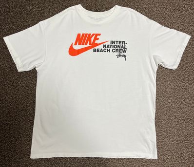 Nike x Stussy International Beach Crew T-Shirt "White"