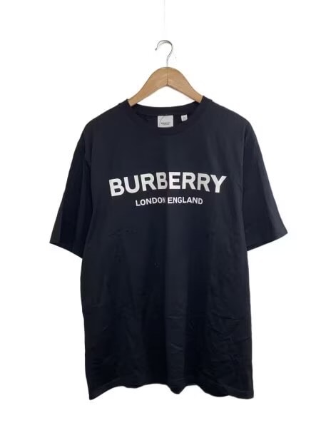 Burberry Men's Logo Print Cotton T-Shirt "Black"