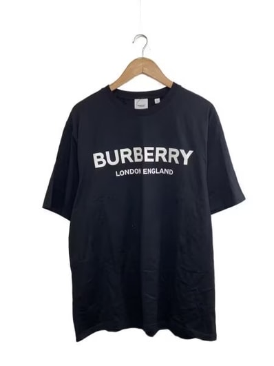 Burberry Men's Logo Print Cotton T-Shirt "Black"