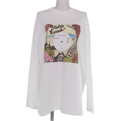 未使用品 ステラマッカートニー 長袖Tシャツ ホワイト M 6J0161