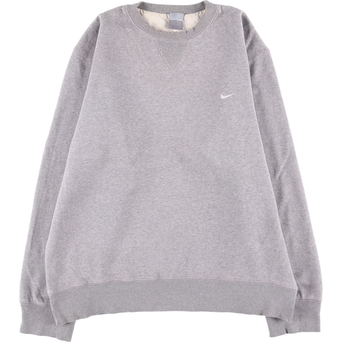 古着 00年代 ナイキ NIKE ワンポイントロゴスウェットシャツ トレーナー メンズXL相当/eaa576722