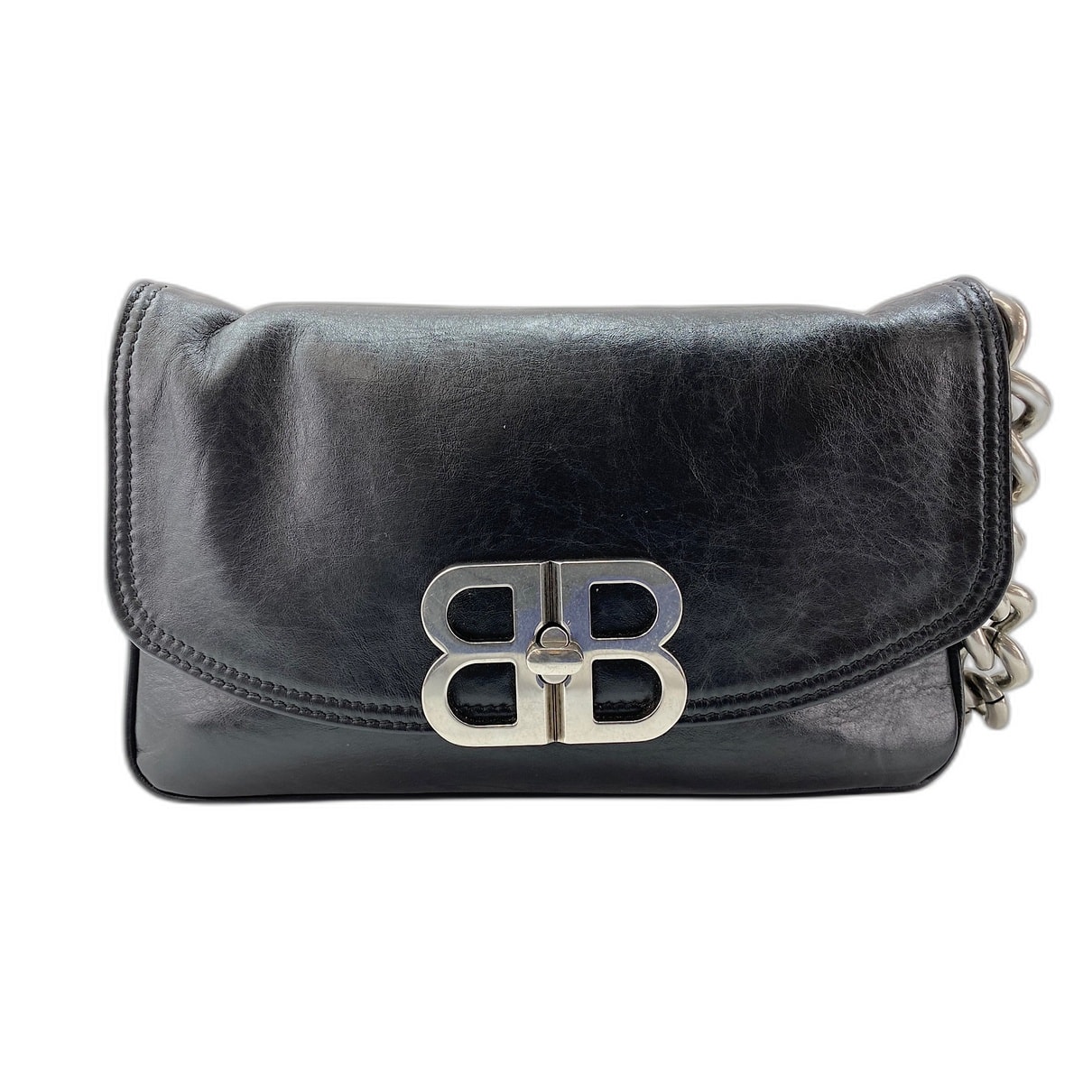 バレンシアガ BALENCIAGA BBソフトスモールショルダーバッグ ショルダーバッグ【中古】