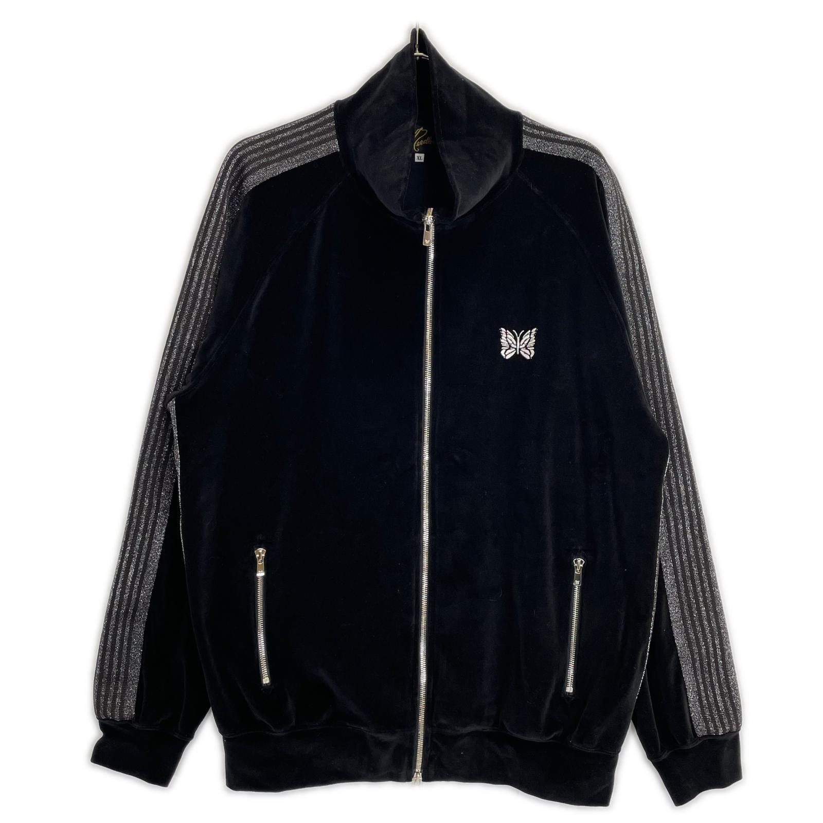 ニードルズ 【LHP別注】RW1568 26SS ブラック ベロア Track Jacket ??ジャケット XL