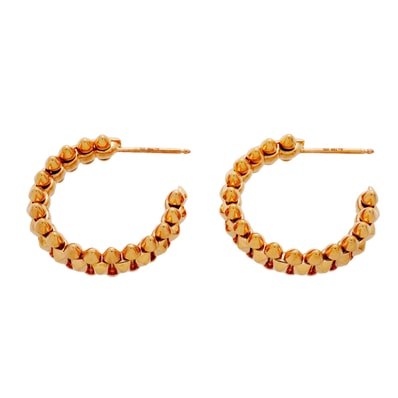 ★SALE【6jhb0154】カルティエ ピアス クラッシュ/フープ スモール K18PG ピンクゴールド【中古】レディース