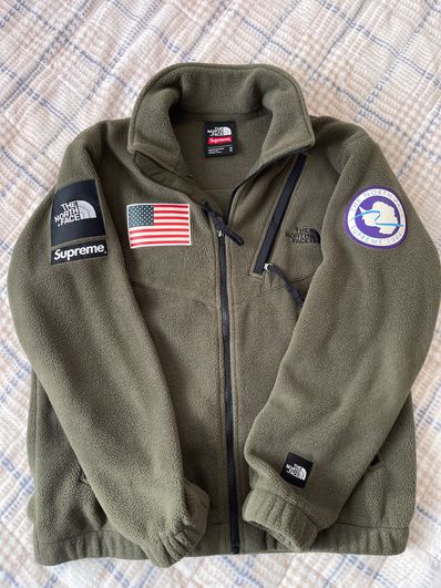 Supreme x The North Face Polartec Fleece Jacket "Olive"