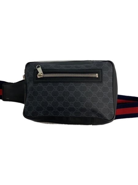 GUCCI Soft GG Supreme Belt Bag "Black/Grey"