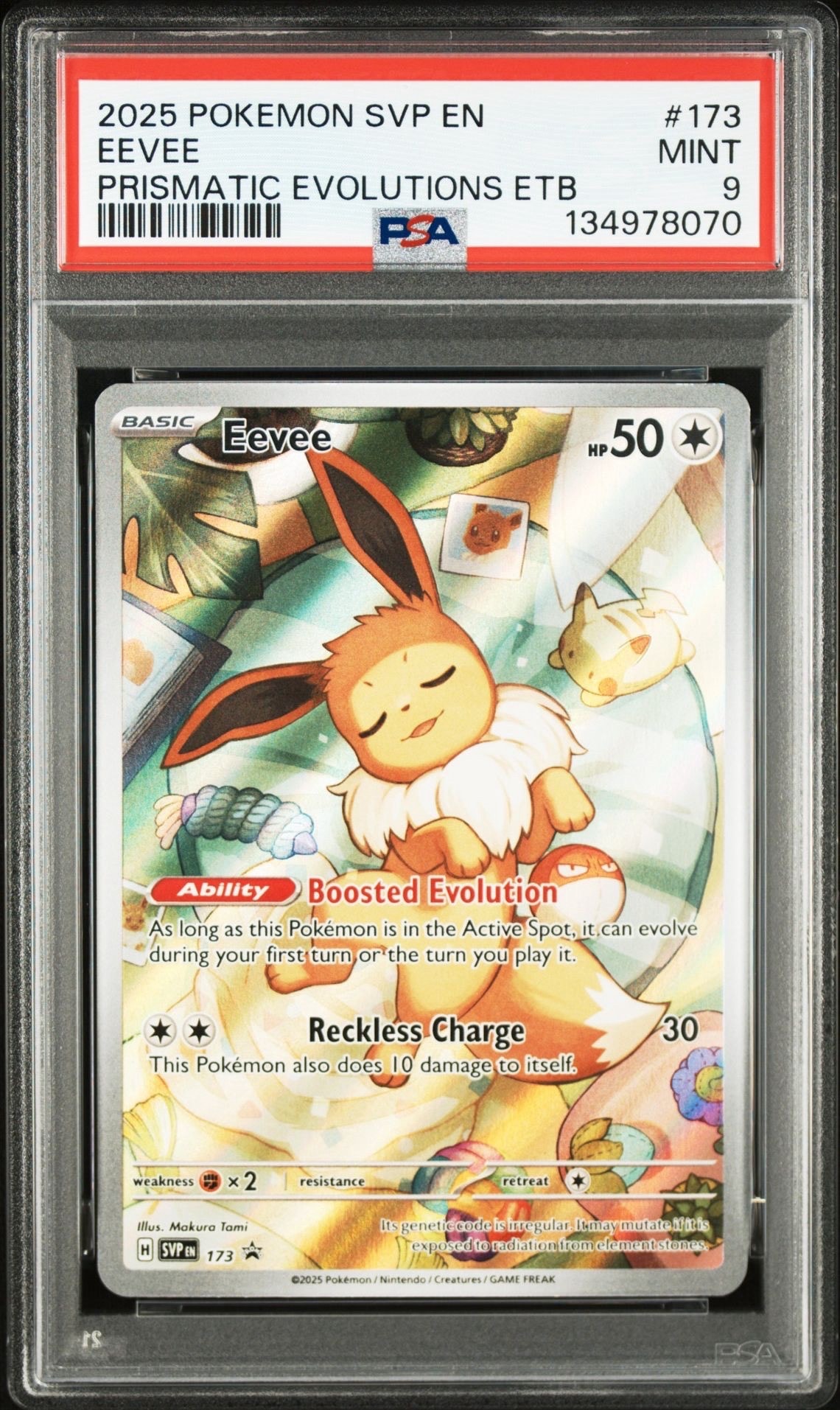 イーブイ P [SVP EN 173]【英語版】(スカーレット&バイオレット「プリズマティックエボリューションズ エリートトレーナボックス」)