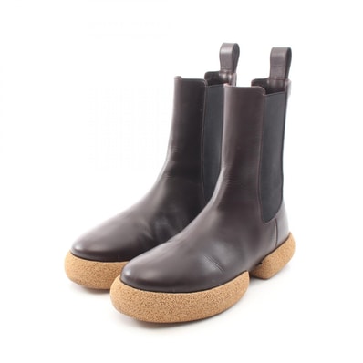 ドリスヴァンノッテン DRIES VAN NOTEN チェルシーブーツ ブーツ 靴 レザー メンズ ブラウン系 【中古】