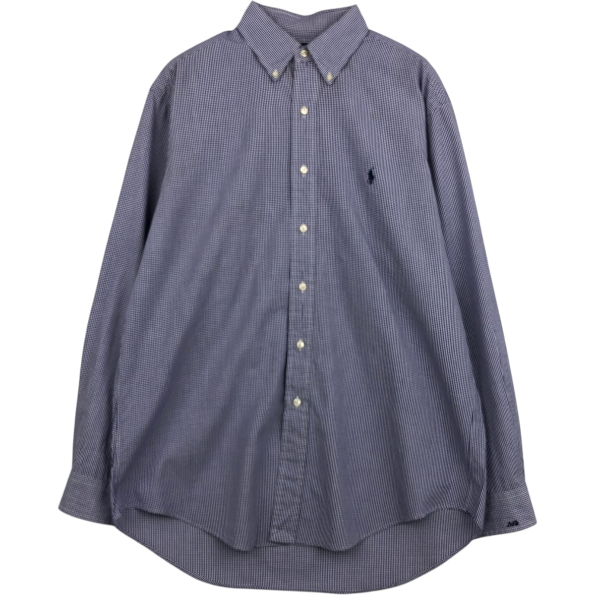 古着 ラルフローレン Ralph Lauren YARMOUTH ギンガムチェック 長袖 ボタンダウンチェックシャツ メンズL相当/eaa629071