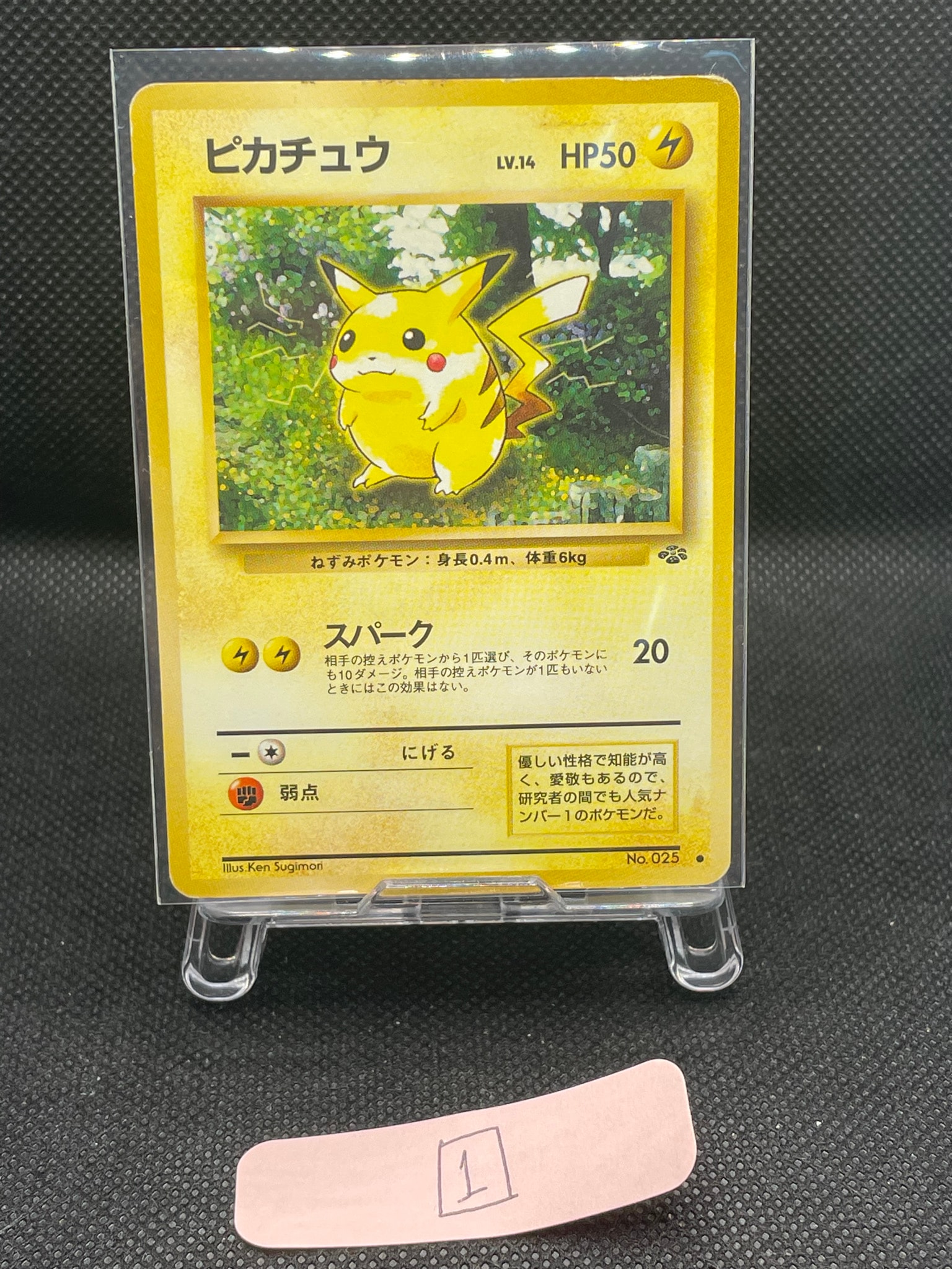 ピカチュウ ○ : 旧裏 [PMCG2 No.025](拡張パック「ポケモンジャングル