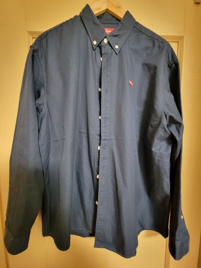 Supreme Small Box Shirt "Navy" (22SS)