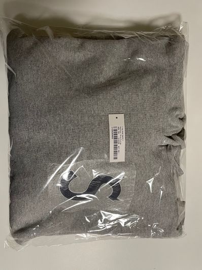Supreme S Logo Hooded Sweatshirt "Heather Grey" (22FW)