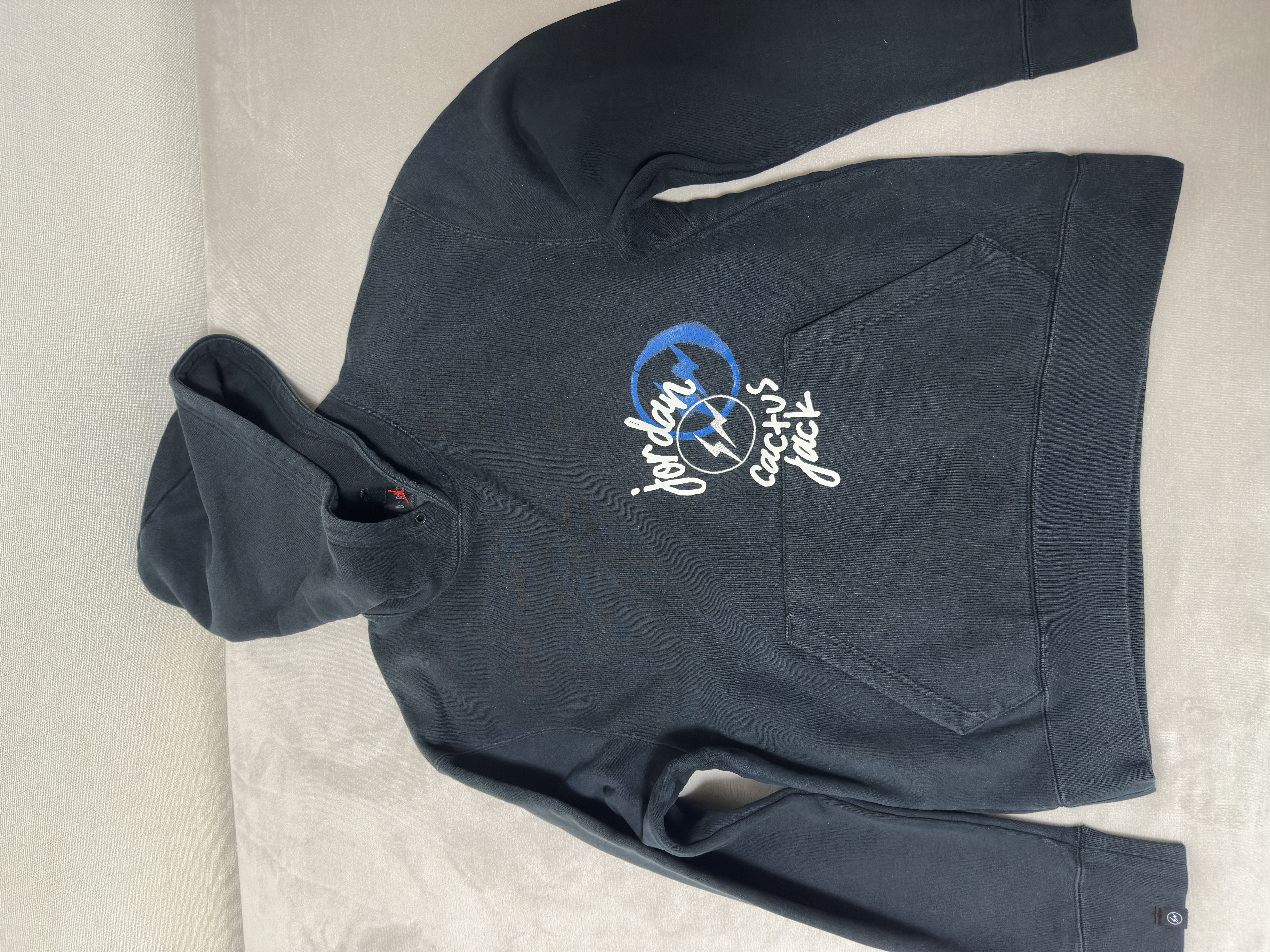 Air Jordan Travis Scott  Fragment Hoodie "Black"