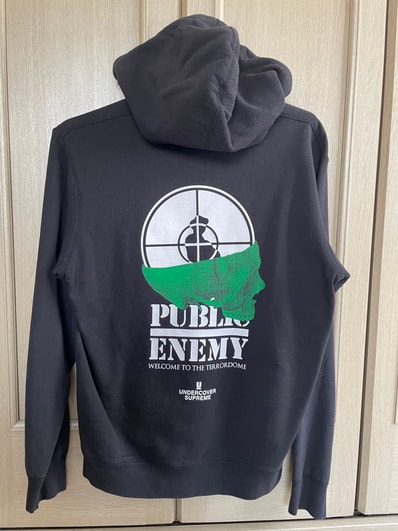 Supreme Undercover Public Enemy Terrordome Hooded Sweatshirt "Black"