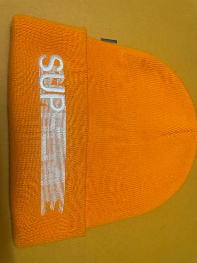 Supreme Motion Logo Beanie "Orange" (23SS)