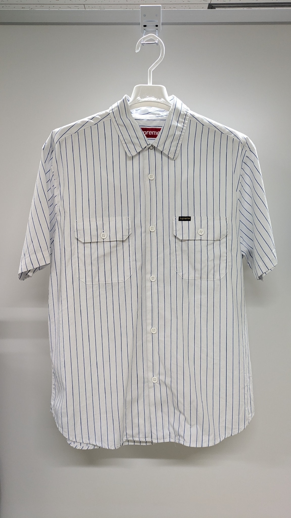 Supreme Ghostface S/S Work Shirt "Stripe"