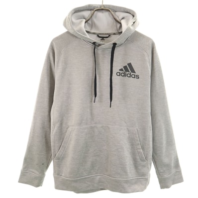 adidas アディダス 長袖 パーカー M グレー