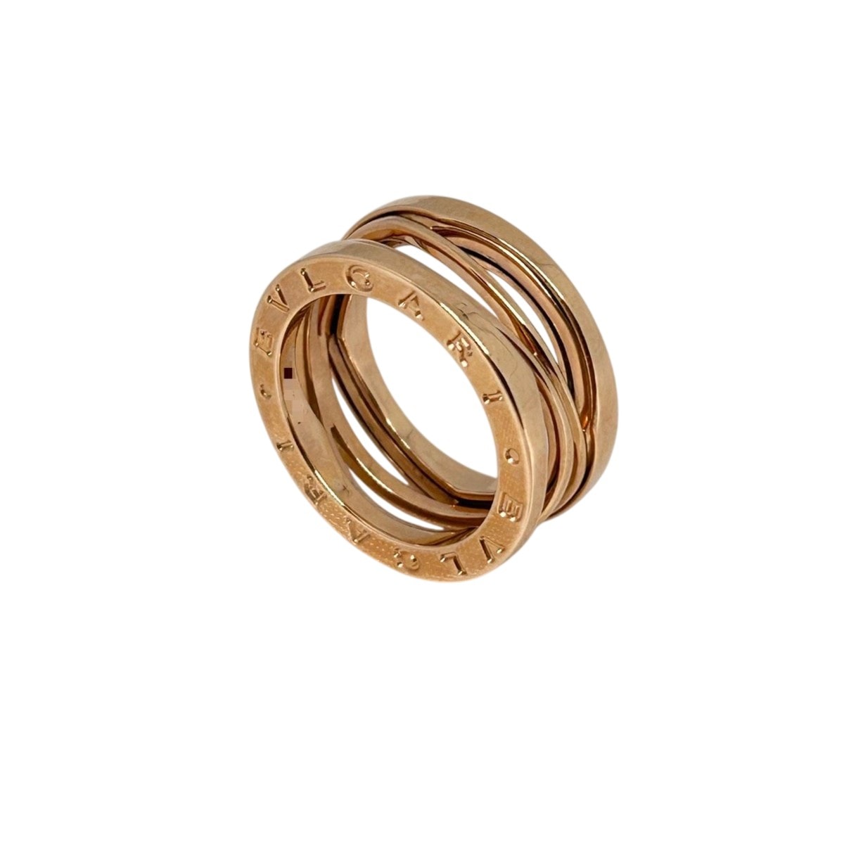 BVLGARI ブルガリ B-ZERO1 ビーゼロワン レジェンド 750PG 55サイズ リング・指輪 K18ピンクゴールド ゴールド PG  ユニセックス【中古】