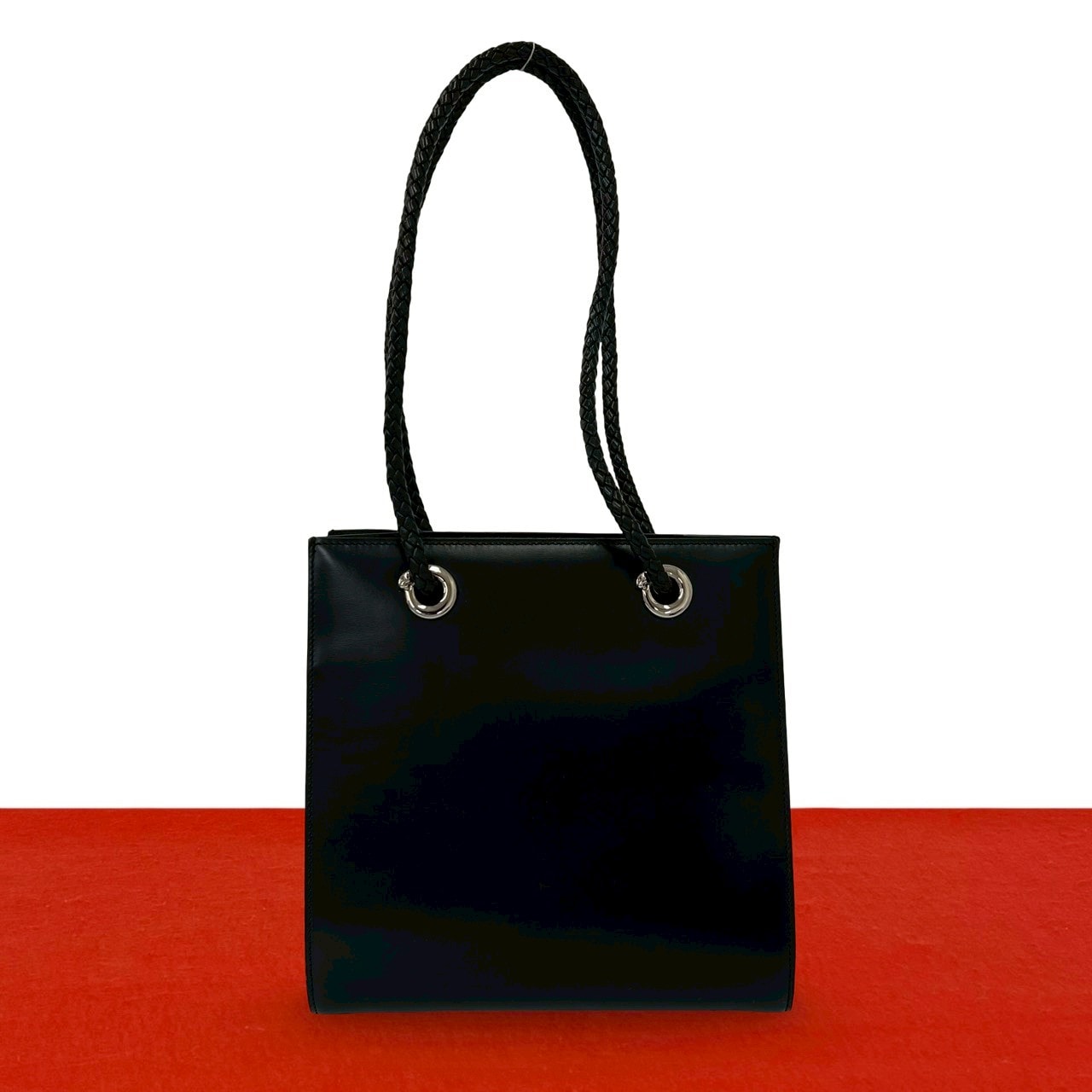 CARTIER カルティエ パンサーライン レザー ショルダーバッグ ブラック
 38728