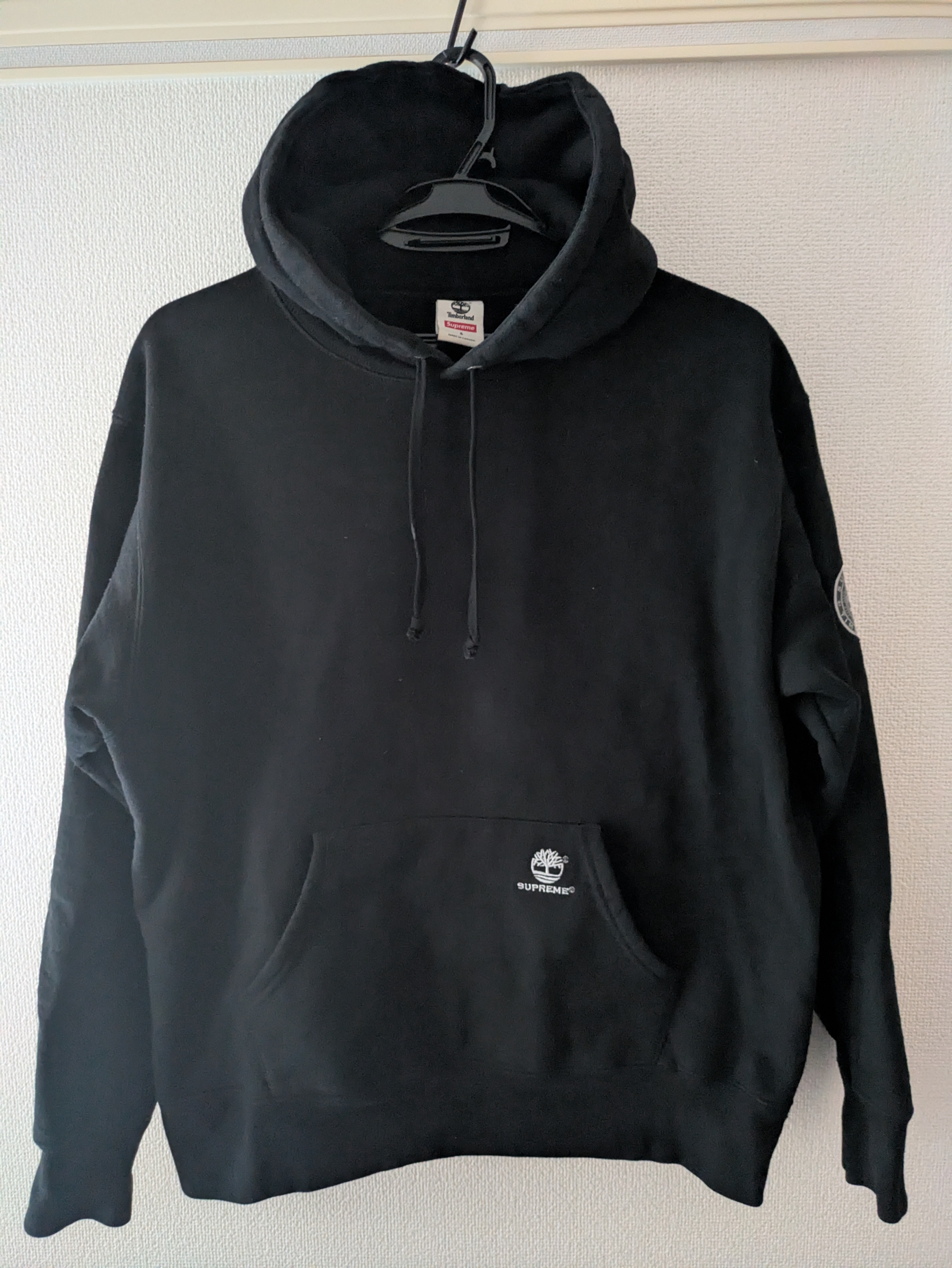 Supreme Timberland Hooded Sweatshirt "Black"