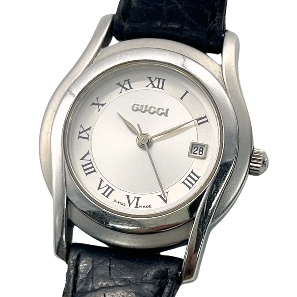 GUCCI グッチ 5500L Gクラス デイト クォーツ 腕時計 C1358