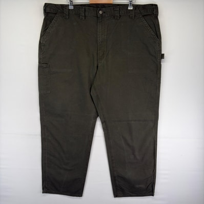 古着 カーハート Carhartt パンツ ペインター ハンマーループ ジッパーフライ ワンポイントロゴ w46 L32 ブラウン系 メンズ