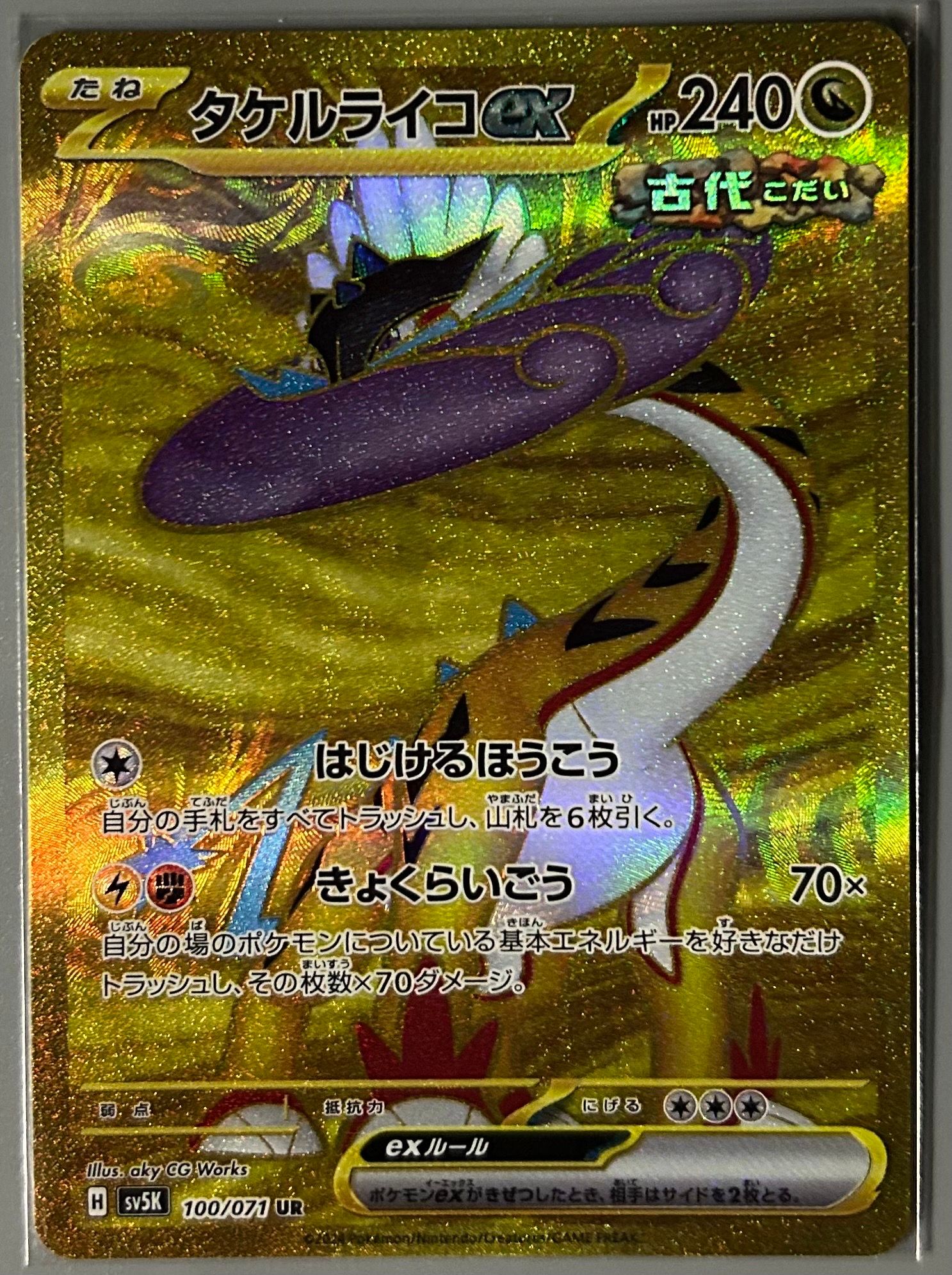 Raging Bolt ex UR [SV5K 100/071](Expansion Pack "Wild Force" )