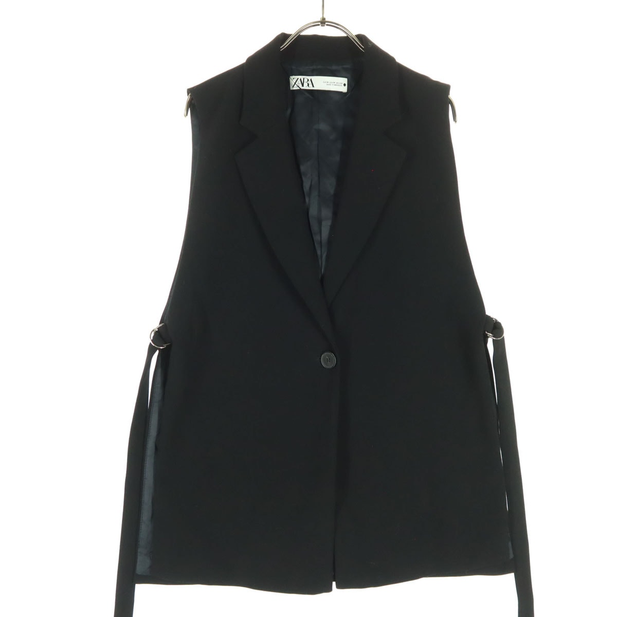 ZARA ザラ ベスト M ブラック