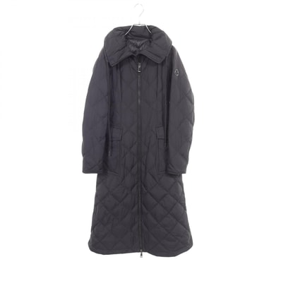 モンクレール MONCLER CAPRIER キルティング ダウンジャケット 衣料品 アウター ナイロン レディース ブラック系 1C00032 【中古】