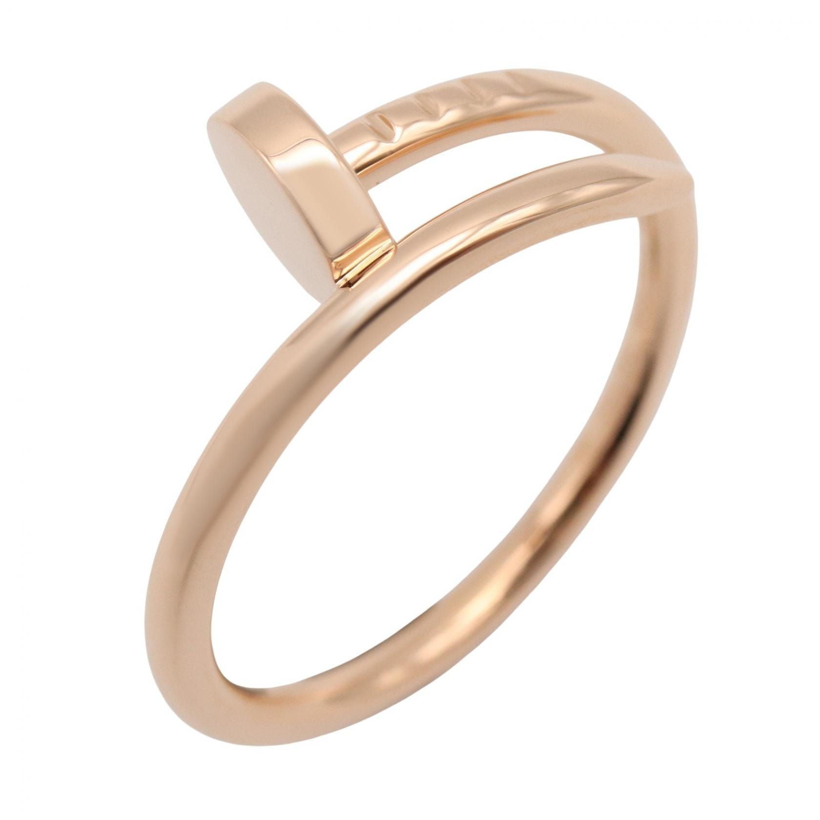 カルティエ CARTIER ジュストアンクル リング SM リング・指輪 ジュエリー K18PG(ピンクゴールド) メンズ レディース ゴールド系 B4225800 【中古】