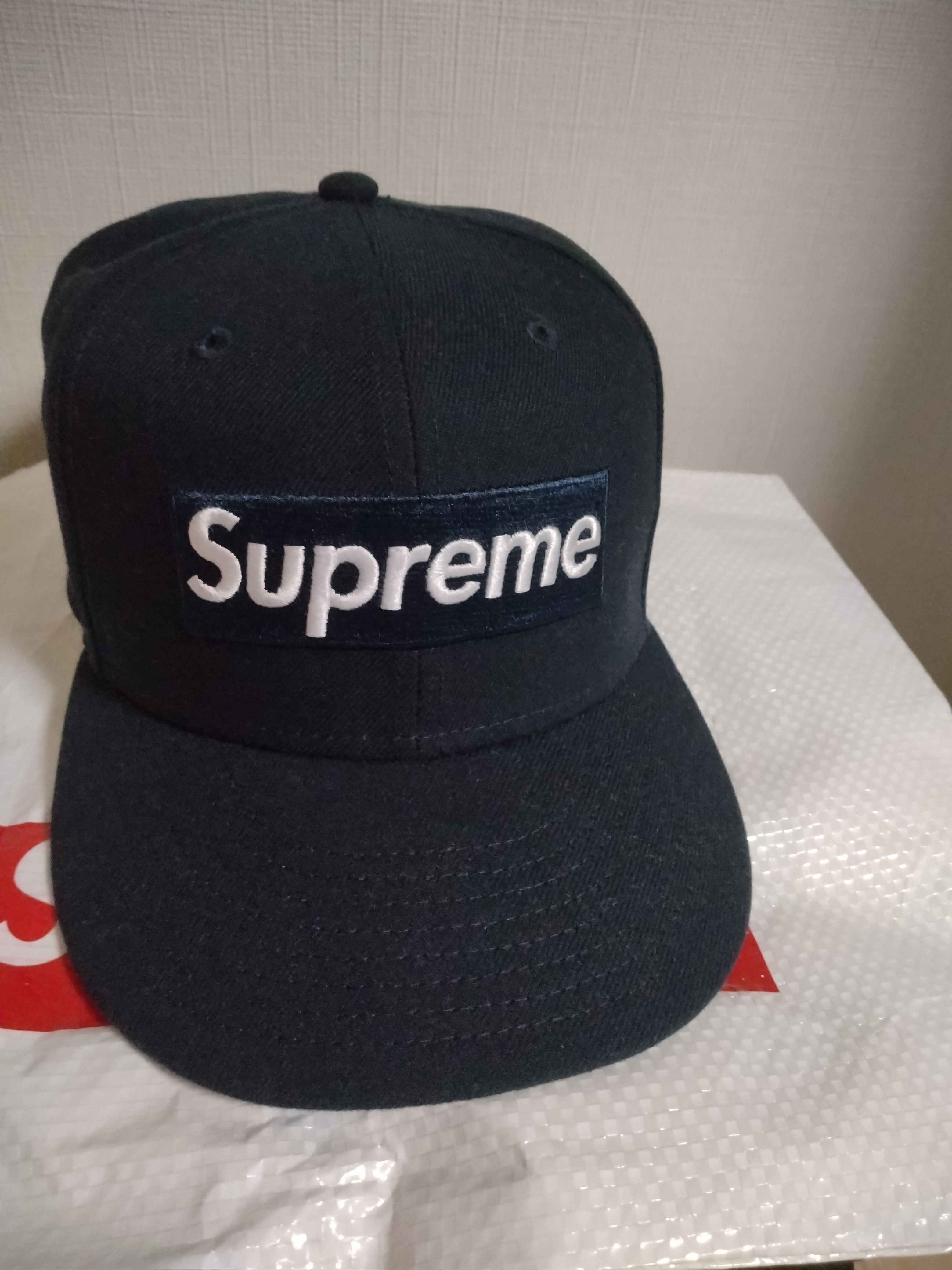 Supreme MLB Teams Box Logo New Era "Navy"