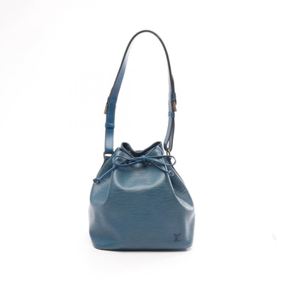 ルイ・ヴィトン LOUIS VUITTON プチノエ エピ トレドブルー ショルダーバッグ バッグ レザー レディース ブルー系 M44105 【中古】