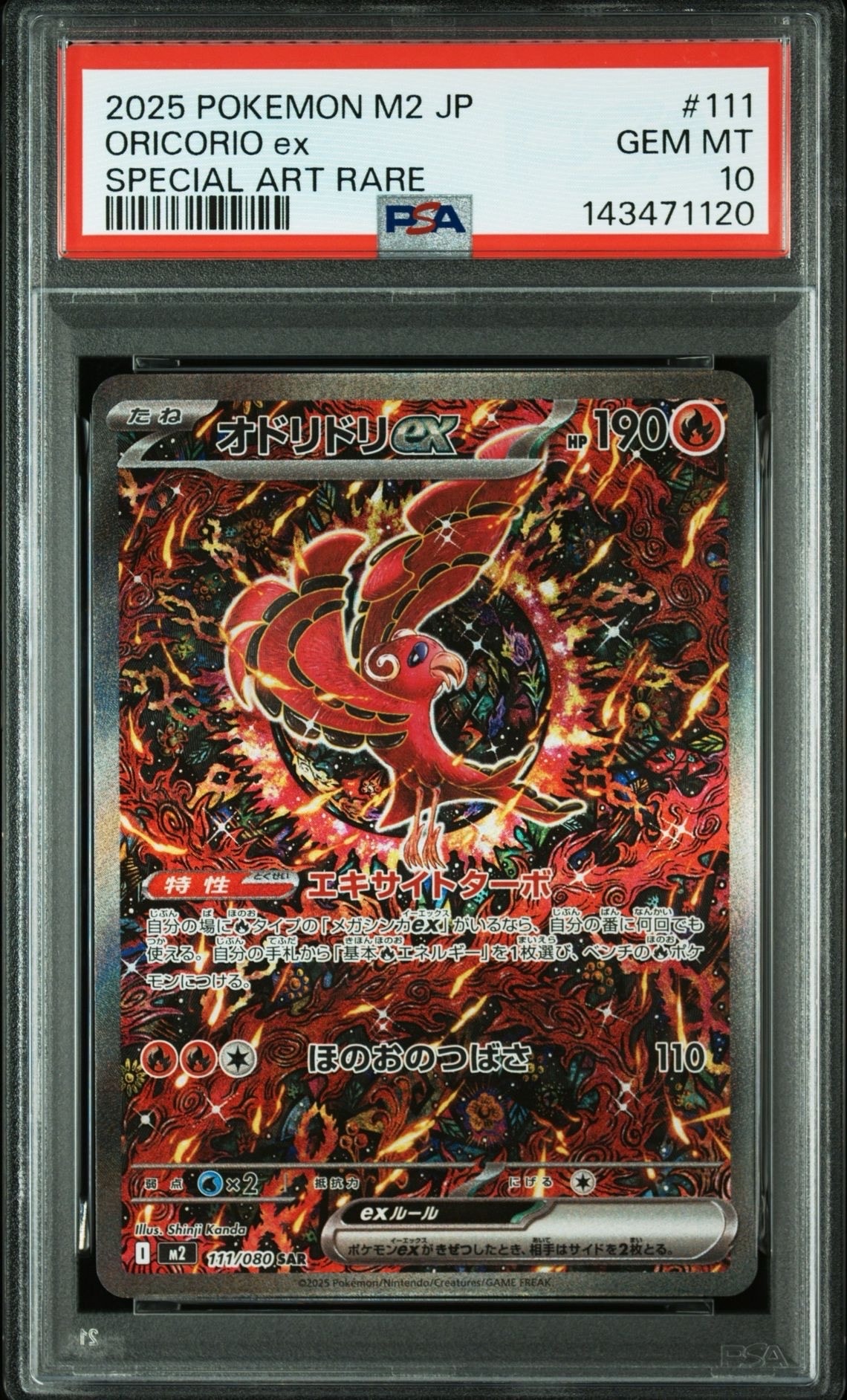 オドリドリex SAR [M2 111/080](拡張パック「インフェルノX」)