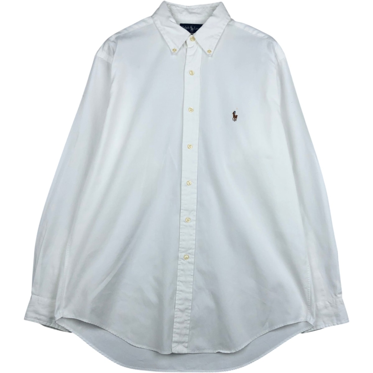 古着 ラルフローレン Ralph Lauren YARMOUTH 長袖 ボタンダウンシャツ メンズL相当/eaa628578