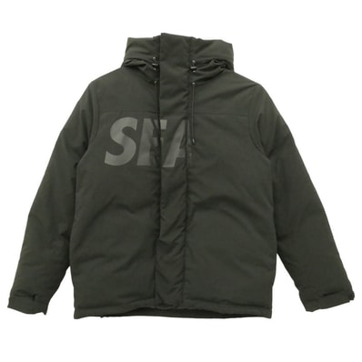 WIND AND SEA ウィンダンシー 23AW WDS-O-SIG-24Q2-JK-01 Sea Hooded Down Jacket BLK シー フーデッド ダウン ジャケット ブラック ブラック系 M【中古】