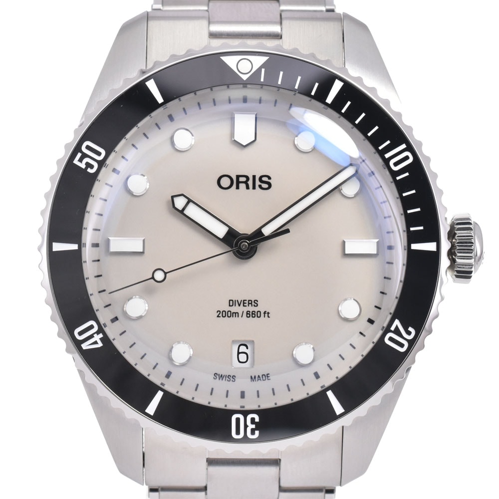 オリス ORIS 01 733 7795 4051 ダイバーズ デイト 自動巻き メンズ 極美品 箱・保証書付き C#146997