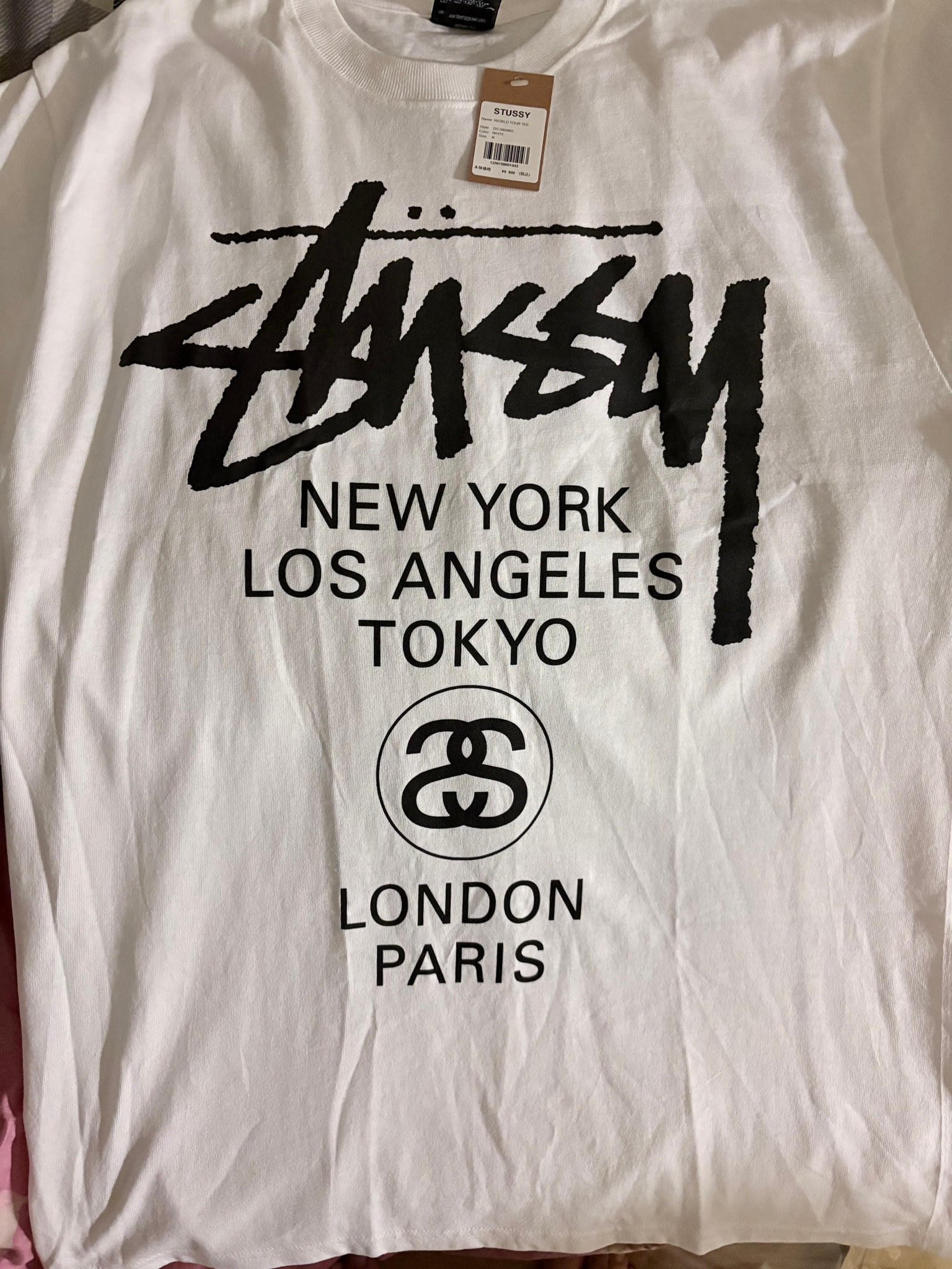 Stussy World Tour Tee "White" (2025/2026) 3903962
