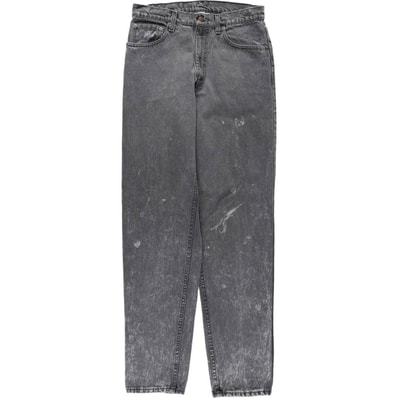 古着 90年代 リーバイス Levi's 550-0253 ブラックデニム テーパードデニムパンツ USA製 メンズw31相当 ヴィンテージ/eaa633937