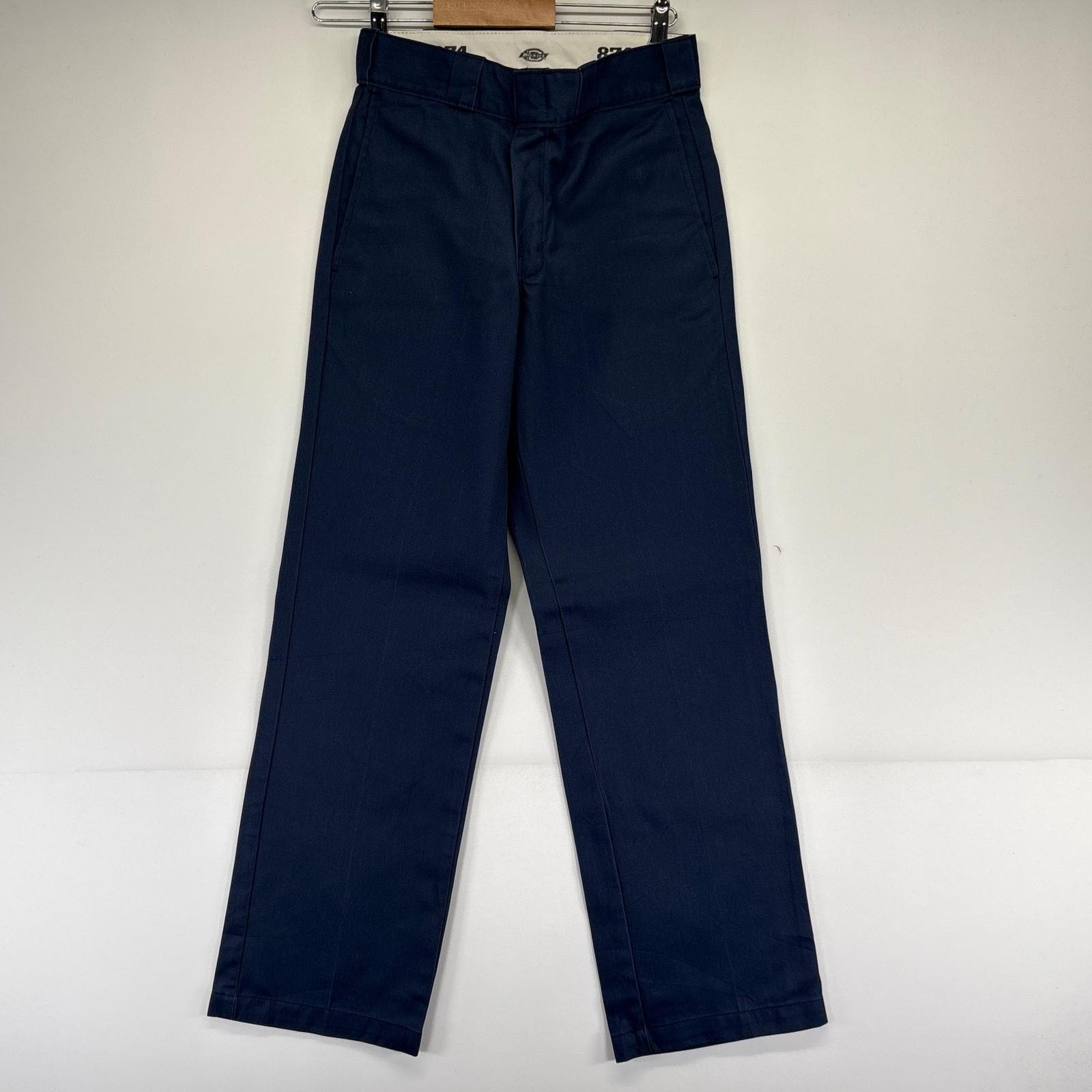 古着 ディッキーズ Dickies パンツ 874 ワークパンツ チノパン w28×L30  ネイビー系 メンズ