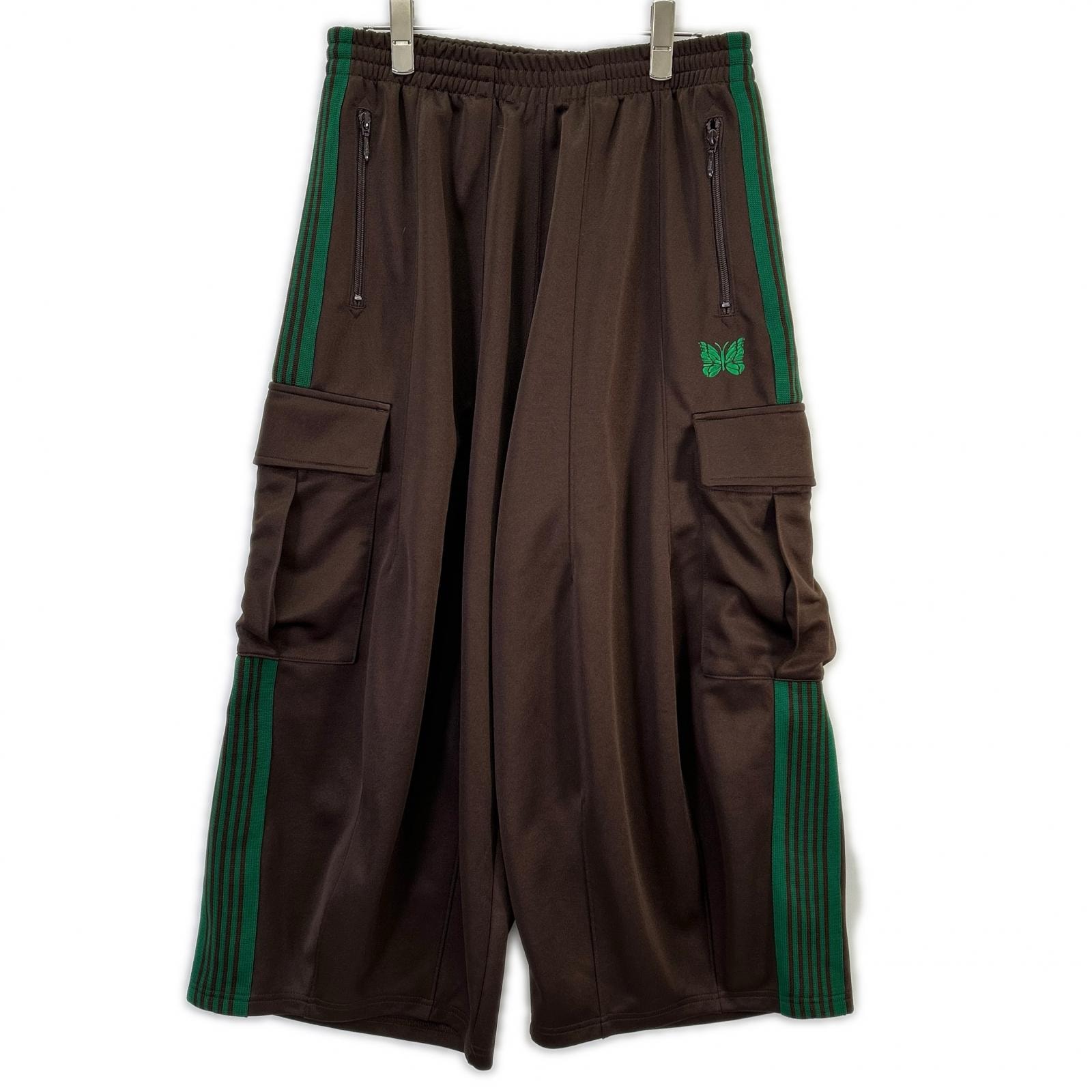 ニードルズ 【LHP別注】PU1631 25SS ブラウン×グリーン H.D.Track Pants ヒザデルトラックパン XS