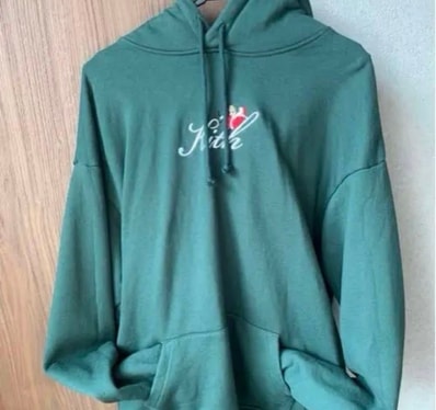 Kith Script Santa Hoodie "Stadium"