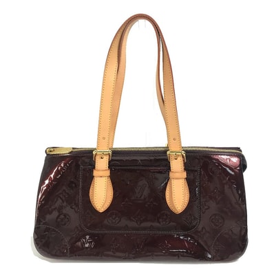 ルイヴィトン LOUIS VUITTON ローズウッド アヴェニュー M93510 モノグラムヴェルニ カバン 肩掛け ショルダーバッグ パテントレザー アマラント ワインレッド