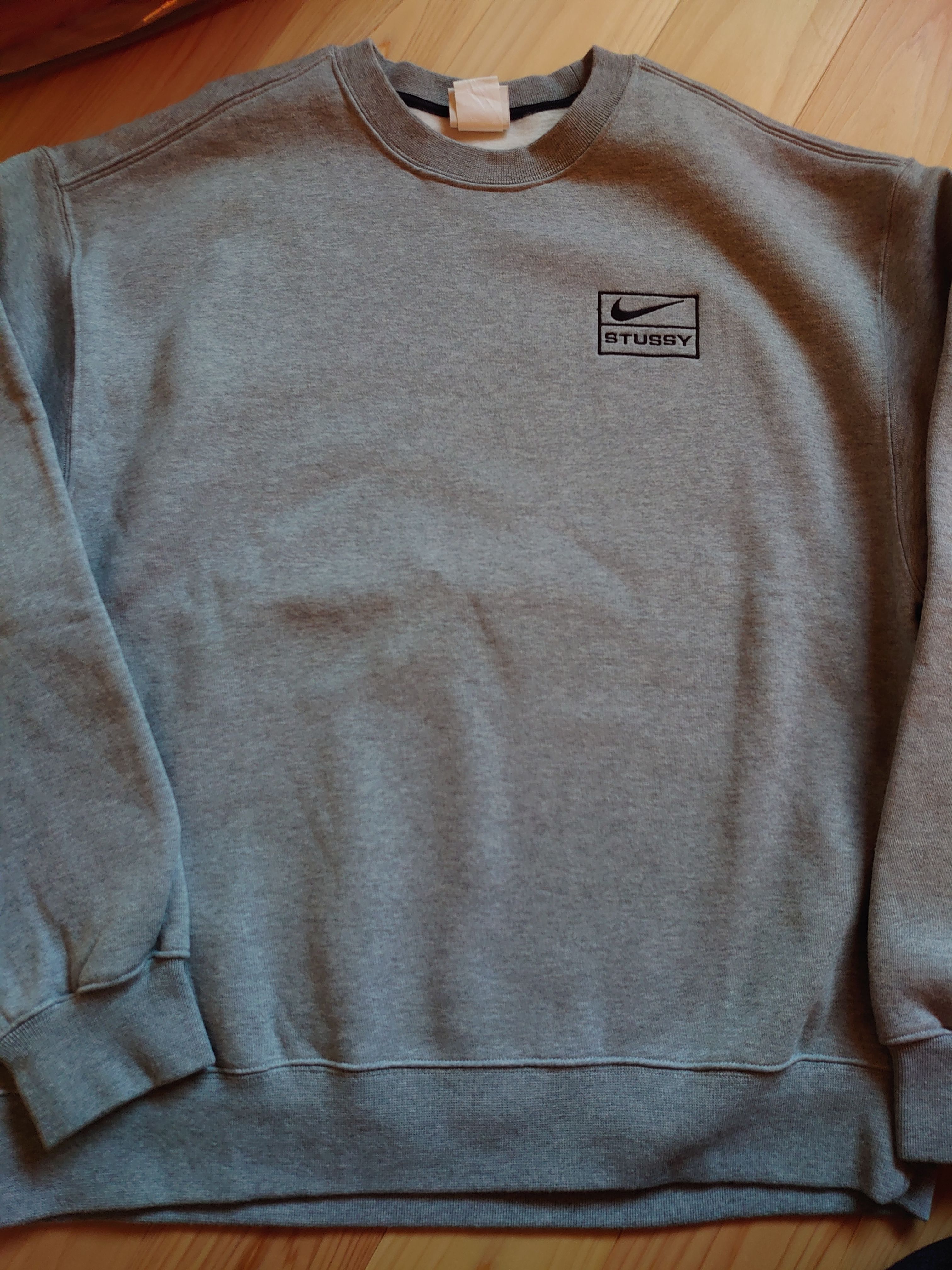 Nike x Stussy NRG BR Crew Fleece "Grey"