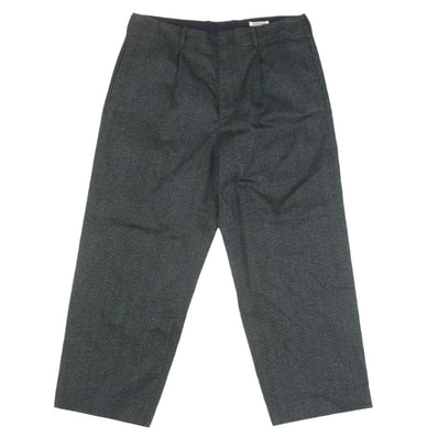 AURALEE オーラリー パンツ 20AW A20AP01PN × ADAM ET ROPE’ EX WASHED FINX CHINO アダムエロペ 別注 ウォッシュド フィンクス ポリエステル チノ テーパードパンツ ブラック系 5【美品】【中古】